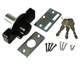 Ｇ－２４５　シリンダー鎌錠大　ブラック　３本キー