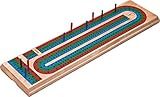 Mainstreet Classics Traditional Wooden Cribbage Board Game Set [並行輸入品]