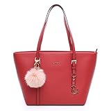 【セット品】& chouette ＆シュエット レディライク トートバッグ ショルダーバッグ レディース A4対応 A4サイズ サマンサタバサ (バッグ、チャーム) (レッド)