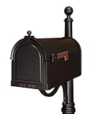 特別なLite製品Berkshire Curbsideメールボックス フルサイズ ブラック SCB-1015-BLK 1