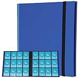 Mint Protect カードファイル 12ポケット トレーディングカード トレカ ファイル (１２ポケット, ブルー)