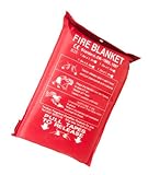 【Fire Blanket】 耐熱 550℃ 火花避け シート スパッタ シート 溶接 切断の必需品/災害時にも大活躍