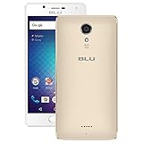 BLU Studio Touch S0211UU 16GB Unlocked GSM Dual-SIM 4G Quad-Core Android Phone w/ 8MP Camera - Gold 