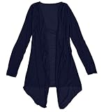 Plus Nao(プラスナオ) 立ち姿美人のロングトッパーカーディガン レディース 薄手 トッパー カーディガン UV 紫外線 対策 日焼け止め対策 F ネイビー