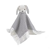 Balboa Baby Bunny Security Blanket, Grey/White Dot by Balboa Baby