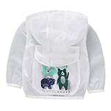 COCO1YA(ココイチヤ) 子供用 春夏 日焼け止め 紫外線 冷房 対策 薄手 男女兼用 涼しい 可愛い 蚊を防ぐ 通気性良い コート 軽い 袋付き