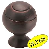 Amerock BP9338-ORB Oil Rubbed Bronze Swirl'z Spiral Ball Cabinet Hardware Knob, 1-1/8 Diameter - 25-