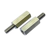 ステンレス 六角 つなぎ スペーサー オネジ-メネジ M6 2個入 (長さ25mm)