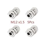 gle2016メタルケーブルジョイントm12 X 1.5ワイヤコネクターケーブル範囲3 -6.5 MM防水5点
