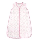 Hudson Baby Muslin Sleeping Bag, Pink Damask, 18-24 Months by Hudson Baby
