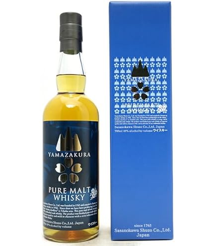 Amazon.co.jp: ワールドブレンデッドウイスキー 山桜 YAMAZAKURA 安積
