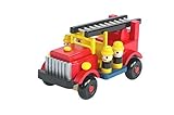 Fire Engine: Handcrafted Wooden Toy [並行輸入品]