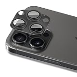 【1枚セット】 対応 iPhone 15 Pro / iPhone 15 Pro Max カメラフィルム 保護カバー (1枚) アルミ合金製＋AR高透過率強化ガラス レンズ全面保護 対応 アイフォン15プロ / アイフォン15プロマックス レンズフィルム 強化カメラ保護フィルム 黒縁取り 露出オーバー防止 全面吸着 高透過率、硬度9H、スクラッチ防止、飛散防止、指紋・汚れ防止、気泡ゼロ（ブラック）【FAMROLLS正規品】