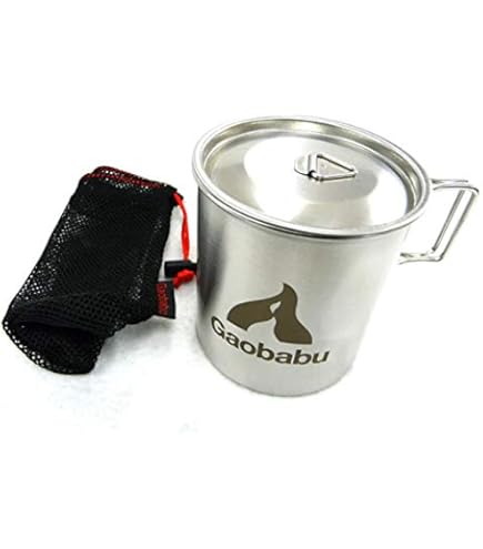 Gaobabuチタンマグカップ400ml Amazon.co.jp: Gaobabuチタンマグカップ 400ml : スポーツ