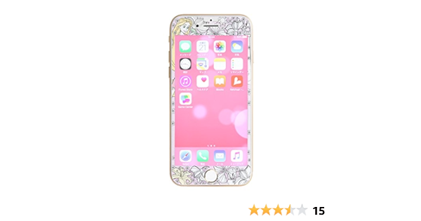 Amazon ディズニー Iphone8 7 6s 6 ガラスフィルム キャラクター 液晶保護フィルム 9h 0 33mm ラプンツェル Hamee ハミィ スクリーンプロテクター