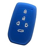 Kinotakaトヨタ専用設計 スマートキーケース 新型４０系アルファード・ヴェルファイア 新型 VOXY 90系 キーケース ノア 90系 キーカバー 新型ヴォクシー キーカバー 2022年 最新 voxy NOAH 90系 アクセサリー パーツ (ブルー)