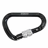 ビッグマン(BIGMAN) 強力カラビナ(CARABINER) 110mm ACE4-11BK ブラック