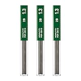 コクヨ(KOKUYO) シャープペン シャープ替芯 1.3mm 2B 3個セット PSR-2B13-1PX3SET
