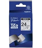Amazon | ブラザー工業 TZeテープ マットラミネートテープ(白地/黒字
