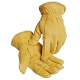 Caiman Drivers Gloves Gold American Deer Grain 鹿革 Ｌサイズ