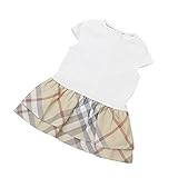 (バーバリーベビー) BURBERRY BABY ベビー服 フレンチスリーブ ワンピース B92315WHT 18Mサイズ [並行輸入品]