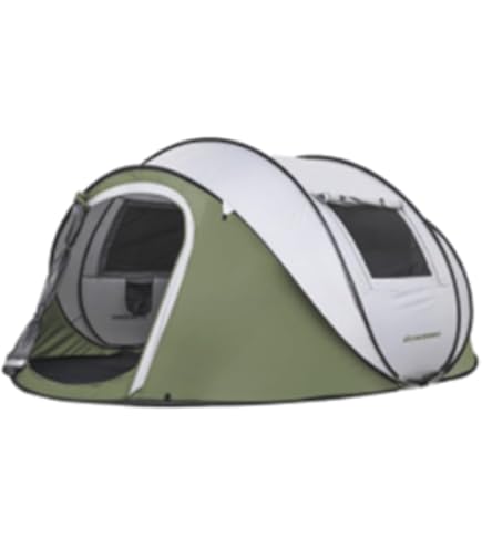 Amazon | フリーボートキャメル 自動テント アウトドア 3~4人 厚手 防