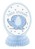 Baby Shower Umbrellaphants Blue Honeycomb Decorations - by Uk Baby Shower Co