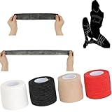 Liberte555 【やさしい】ボンテージテープ 拘束テープ セックステープ sm 拘束具 女性 拘束グッズ (レッド 2ロール 幅5㎝ 長さ4.5m)