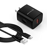 USB-C 急速 充電器 [18W/QC3.0急速充電対応/PSE認証] 0.91m USB Type-c ケーブル ACアダプター スマホ充電器 iPhone15/galaxy s23 Android その他USB-C機器対応 ブラック