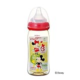 (ピジョン)Pigeon 母乳実感 哺乳びん Disney ディズニー プラスチック PPSU 240ml 【ミッキー柄】 [00348]