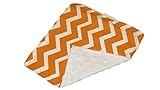 Jojo's Boutique Chevron Lovey Blanket, Orange and White by Jojo's Boutique