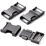 Pstyle. バックル 20mm 手芸 金属 ベルト 留め具 金具 3個セット PST-069 (グレー)