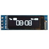 0.91インチ128x32 IIC I2C白OLEDディスプレイモジュールSSD1306ドライバArduino用 DC 3.3V 5V