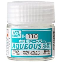 Amazon | Mr.HOBBY 水性ホビーカラー 半光沢クリアー | カラー塗料 通販