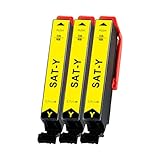 エプソン用 SAT サツマイモ SAT-Y互換 インク 増量 イエロー 3本セット エプソン EP-716A EP-816A EP-715A EP-815A EP-712A EP-713A EP-714A EP-812A EP-813A EP-814A 対応 さつまいも インクカートリッジ 残量検知対応