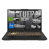 【Amazon.co.jp限定】ASUS ゲーミングノートPC TUF Gaming F17 FX707VV 大画面 17.3型 RTX 4
