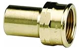 Viega ProPress Gブロンズアダプタとメス、1 / 2インチ1 / 2インチFTG X Female Npt 2 Pack 2