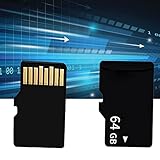 メモリカード、モバイルカメラ用車両レコーダー監視用防水防湿TFカード (64G)