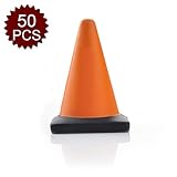 (Price/50 PCS) Aspire Traffic Cone Stress Reliever, 2 3/8" W x 3 1/4" H x 2 3/8" D