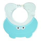 TeFuAnAn ベビー シャンプーキャップ お風呂 防水 介護用 調節可能 男女兼用 耳のシールド付き 耳保護 かわいい おしゃれ (ブルー)