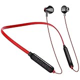 【版 Bluetooth 5.0 完全防水】 Bluetooth イヤホン HiFi両耳 ネックバンド型 ワイヤレス イヤホン Bluetooth 5.0 自動ペアリング 超軽量 IPX6防水 AAC対応 ブルートゥース イヤホンiOS/Androi