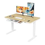 Acrolix電動昇降式デスク スタンディングデスク一体型天板 人間工学 幅120cm 奥行60cm メモリー機能 組み立て簡単 USBポー