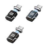 日本の中小企業 Type-C to Type-C マグネット式 変換アダプタ L字 USB-C 240W 8K60Hz USB3.2 GEN2 40Gbps typec ハブ typec to type c usb c マグネット 充電 データ転送 変換アダプタ usbc マグネット変換アダプター (240W・80Gbps(マグネット式), 3種類セット)