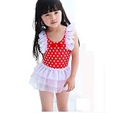 女の子 水着 ワンピース 子供水着 キッズ水着 水玉柄 スクール水着 スイムウエア ワンピース ドット柄 レース ワンピーススイムウエア 女の子 子供水着 みずぎ かわいい レース 水着 オシャレ ワ