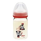 もうすぐご出産の方！哺乳瓶の準備は出来ていますか？おっぱい育児を確実にサポート！ミッキー＆ミニーも一緒に！　　１６０ｍＬ