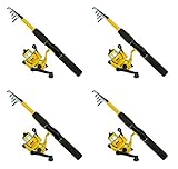 Eagle Claw PK56TS パックイット スピンコンボ 伸縮ロッド Pack of 4