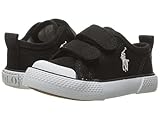 (ポロラルフローレン) Polo Ralph Lauren キッズカジュアルシューズ・・スニーカー・靴 Camden EZ (Toddler) Black Canvas/White Pony Play