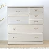 【ホワイトカントリー】 日本製 幅100cm チェスト ローラ LORA ホワイト ミドルチェスト タンス インテリア 完成品 AYU-3-193