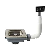 Taleaシンク正方形型部品ドレインストレーナーバスケット廃棄物とオーバーフロー