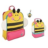 Stephen Joseph Girls Bee Sidekick Backpack, Lunch Pal and Zipper Pull for Kids [並行輸入品]
